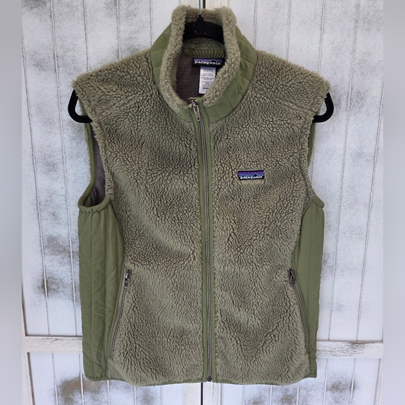 Patagonia Los Gatos Fleece Vest Green - Picture 2 of 6